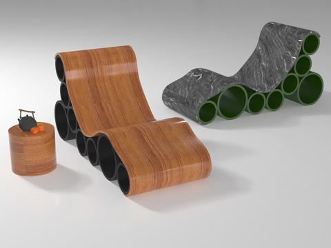  现代椅子3d模型 