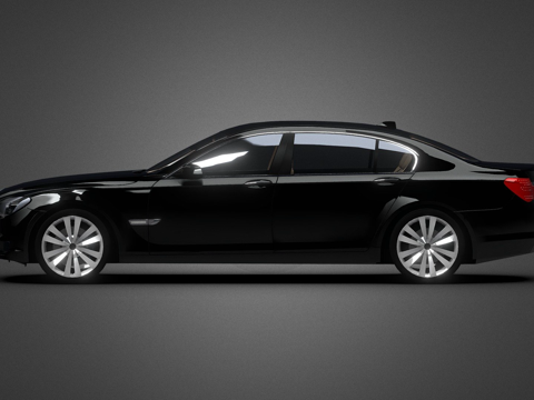  宝马 7系 (F01)3d模型 