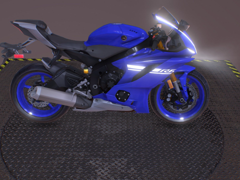  雅马哈YZF-R63d模型 