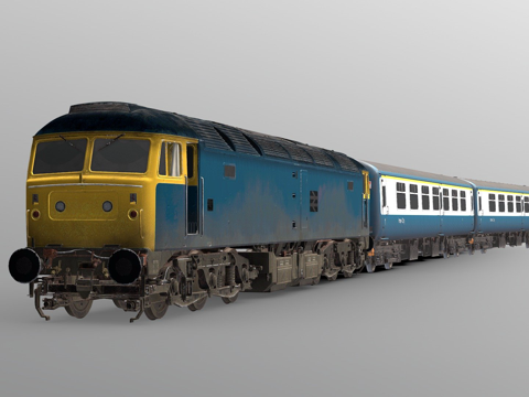  英国铁路 47 级3d模型3d模型 