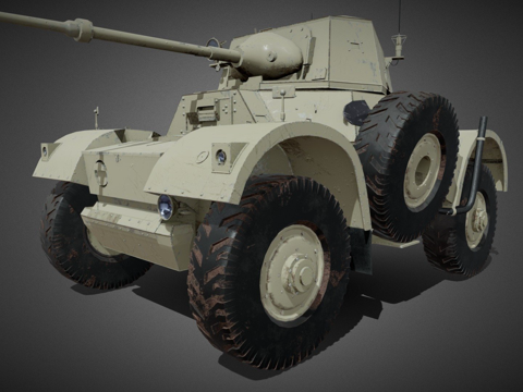  戴姆勒装甲车 Mark II3d模型 