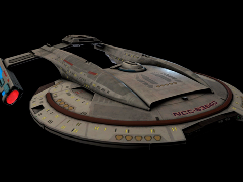  星际迷航-阿基拉级3d模型 