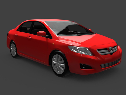  丰田卡罗拉20083d模型 