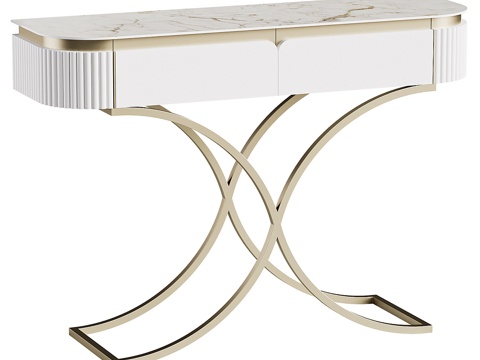  现代简约梳妆台 梳妆台  卧室梳妆台  轻奢梳妆台3d模型 