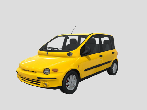  菲亚特Multipla 1998 3D模型3d模型3d模型 