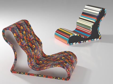  现代椅子3d模型 