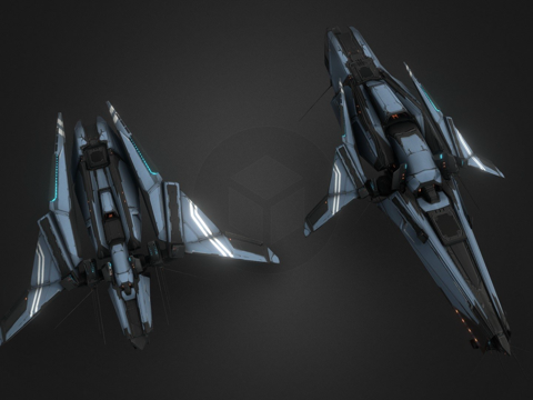  EVE在线 =雷霆之子= 战舰重制3d模型 