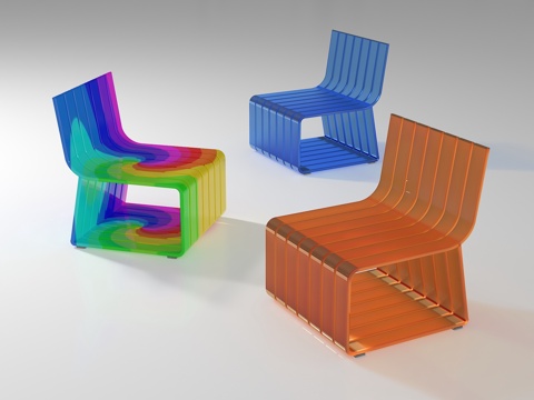  现代椅子3d模型 