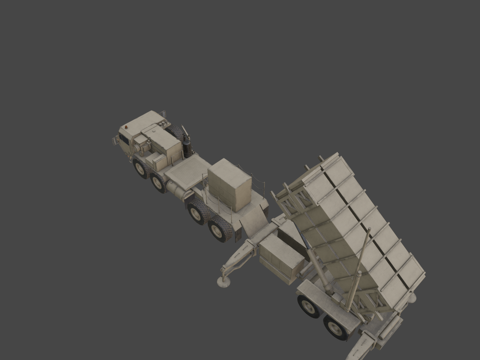  MIM-104爱国者3d模型 