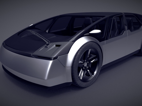  概念车003 - 公共领域（CC0）3d模型 