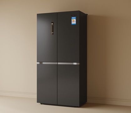  现代冰箱3d模型 