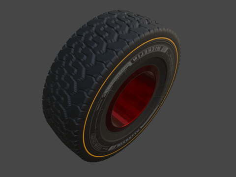  越野车轮和轮胎3d模型3d模型 