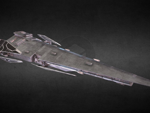  星球大战 - 掠夺者级护卫舰3d模型 