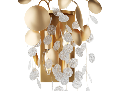  现代简约轻奢壁灯 壁灯 简约壁灯 装饰壁灯 轻奢壁灯3d模型 