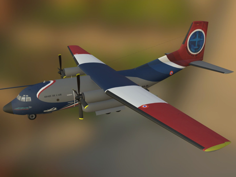  C160-协同运输机3d模型 