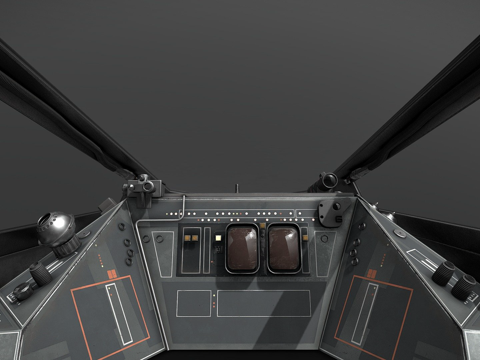  X翼T65驾驶舱3d模型 
