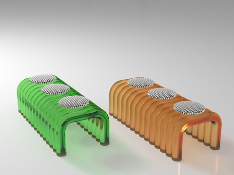  现代凳子3d模型 