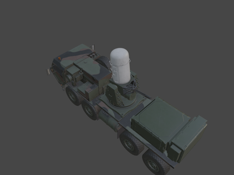  百夫长C-RAM系统在HEMTT上3d模型 