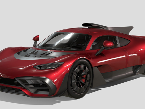  梅赛德斯-AMG项目一号3d模型 