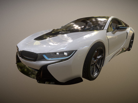  解锁超级跑车073d模型 