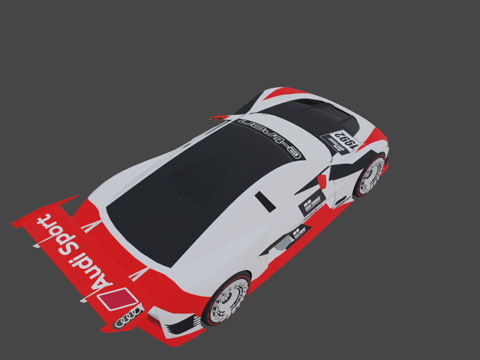  - 奥迪 E-tron Vision Gran Turism3d模型 