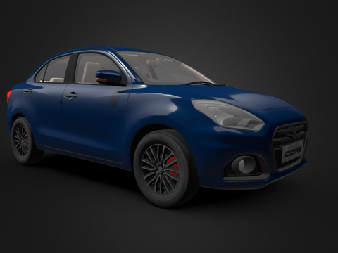  马鲁蒂铃木雨燕Dzire3d模型 