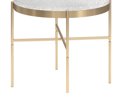  现代简约轻奢茶几 茶几 简约茶几 客厅茶几 圆形茶几3d模型 