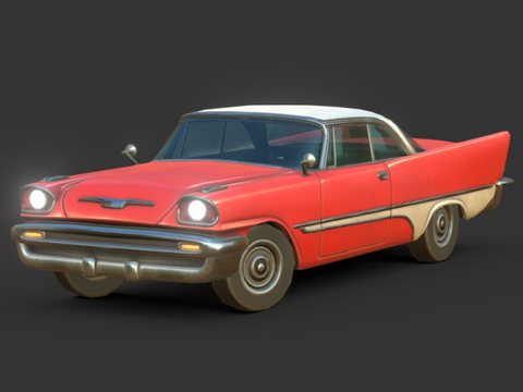  年德索托火焰之光3d模型 