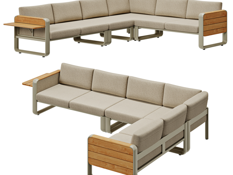  现代简约双人沙发 双人沙发 简约沙发 客厅沙发 转角沙发3d模型 