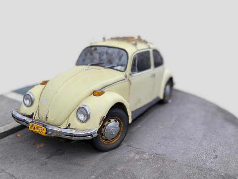  大众甲壳虫3d模型 