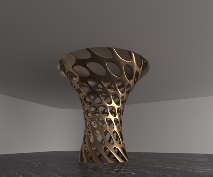  现代柱子3d模型 