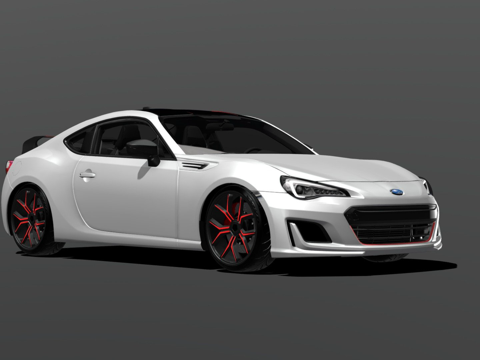  斯巴鲁BRZ3d模型 