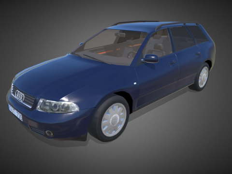  奥迪A4 B5.5 Avan3d模型 