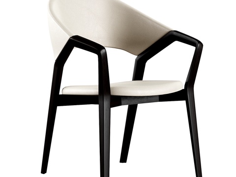  现代简约椅子 单人椅子  休闲椅子 凳子 餐厅椅子3d模型 