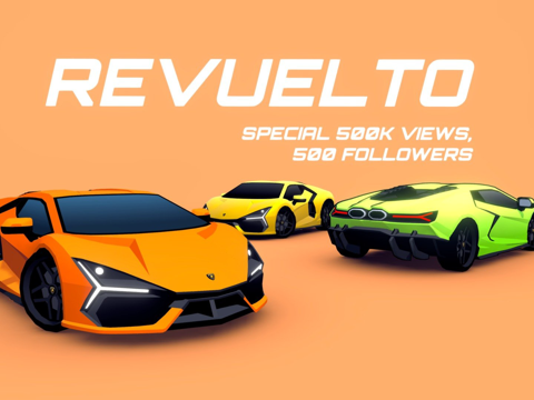  赛车三种风格3d模型 