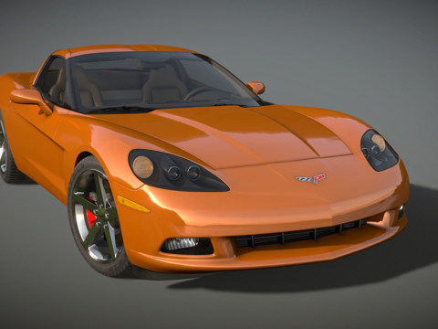  雪佛兰科尔维特 =C6=3d模型 