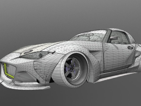  马自达Miata3d模型 