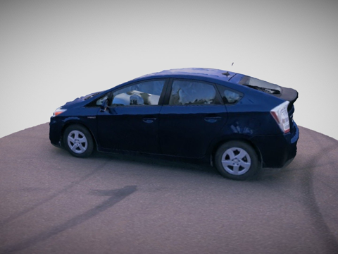  丰田普锐斯3d模型 