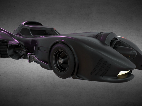  蝙蝠车19893d模型 