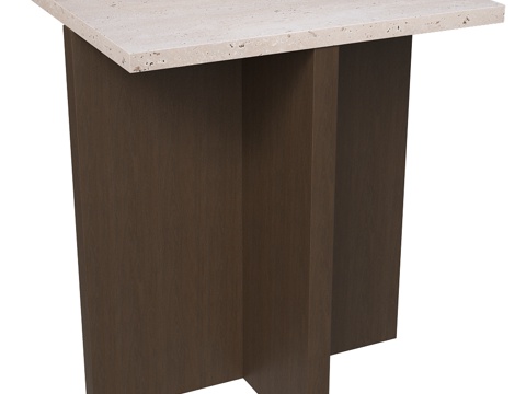  边几角几3d模型 