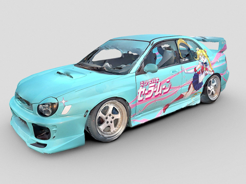  第 200 天 - 美少女战士斯巴鲁3d模型 