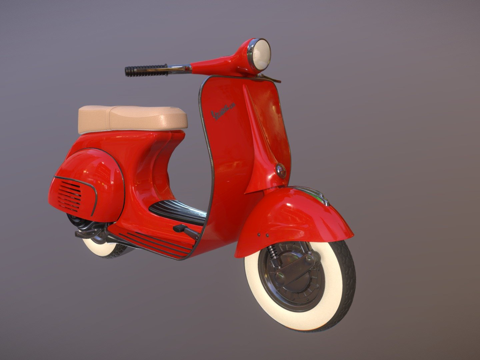  伟士牌150高多边形3d模型 