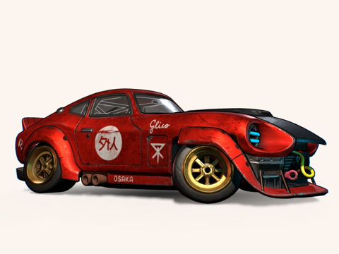  盖金-达特桑240Z3d模型 