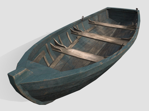  半条命2启发船3d模型 