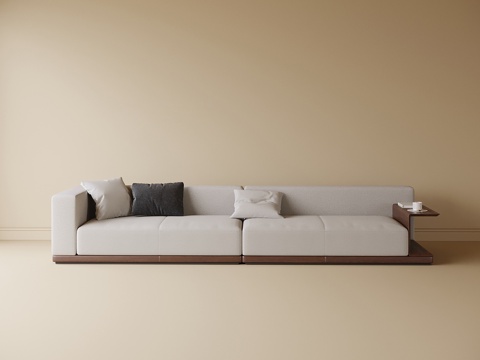 现代双人沙发su模型