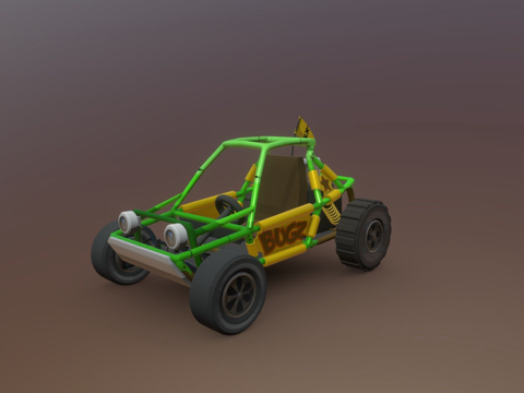  HCR2越野车3d模型 