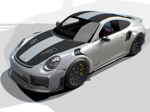  保时捷GT2RS3d模型3d模型 