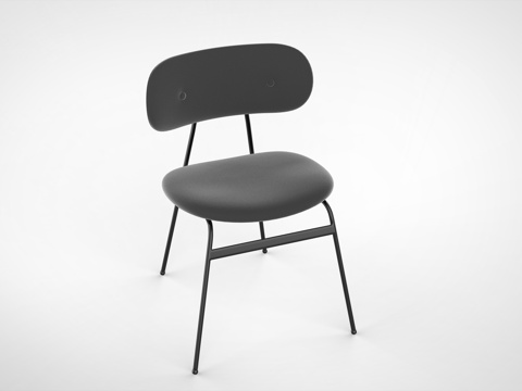  现代餐椅3d模型 