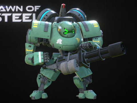  激光钻机3d模型 