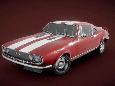  雪佛兰科迈罗SS 19673d模型 